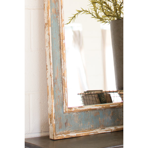 Bungalow Rose Halyna Rectangle Wood Mirror & Reviews Wayfair
